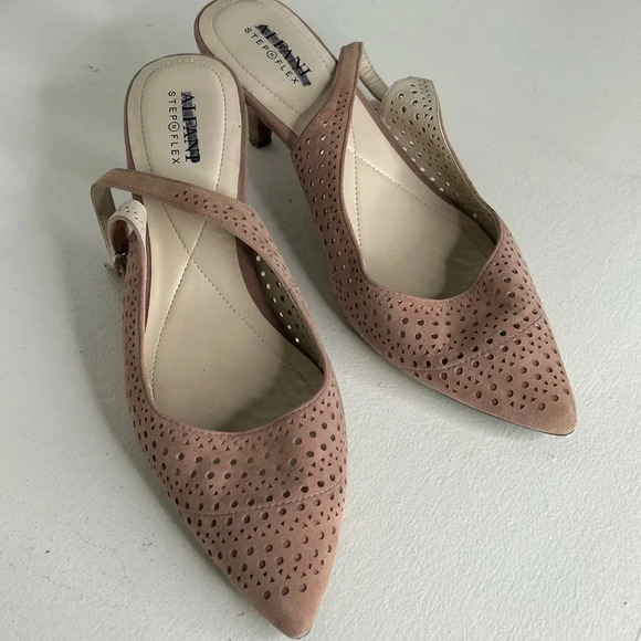 Alfani Step N Flex Babbsy Pointed Toe Slingback Pumps Soft Rose/Beige - Size 9M - Picture 7 of 7